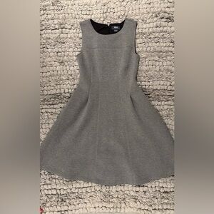 Anthropologie Maeve Gray Sleeveless Mini Tulip Style Dress